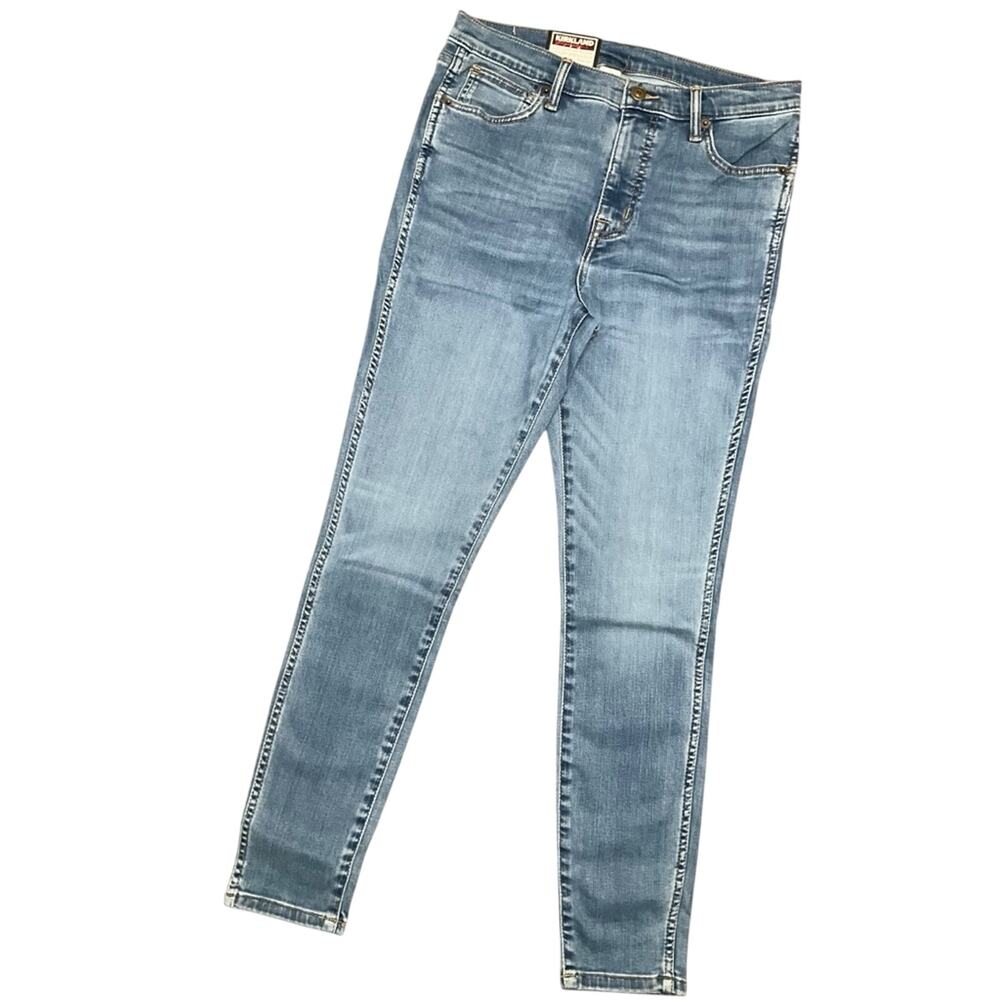 Kirkland Signature Women's Jeans Light Blue High Rise Stretch Size 8 NWT - Picture 3 of 9